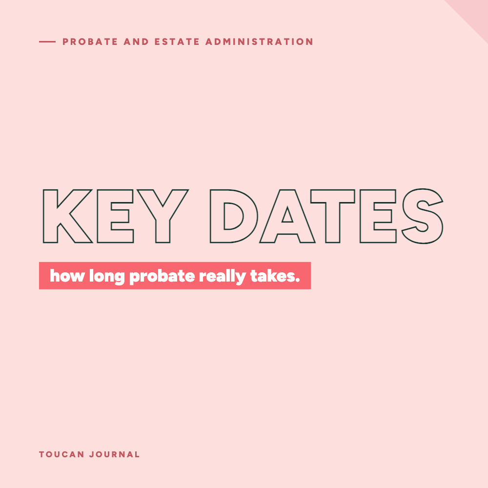 How long does Probate take? Key Dates You Need to Know