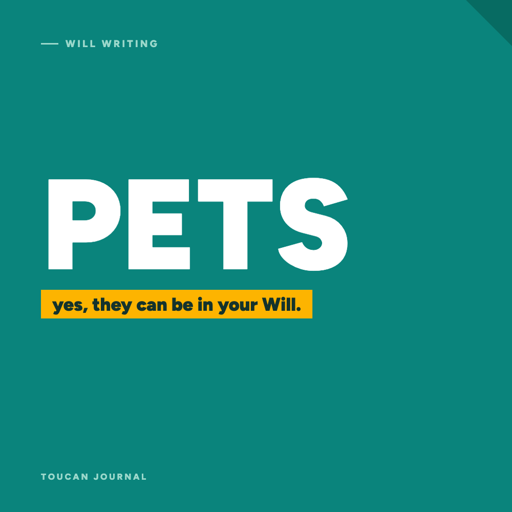 Can I include my pet in my Will?